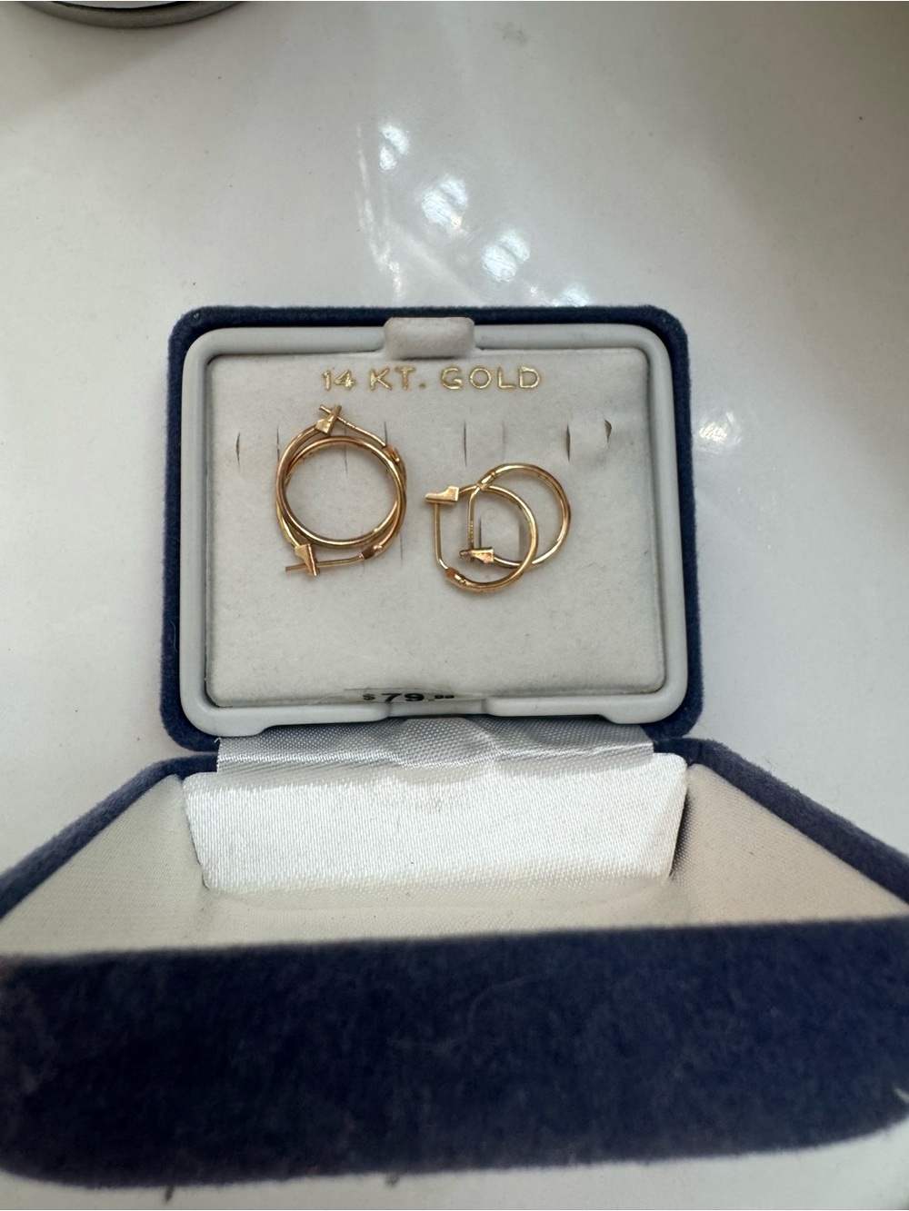 14K Gold Hoop Earrings - Classic Gold